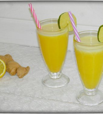 Ingwer-Ananas-Smoothie-gesunder-Vitamin-Cocktail