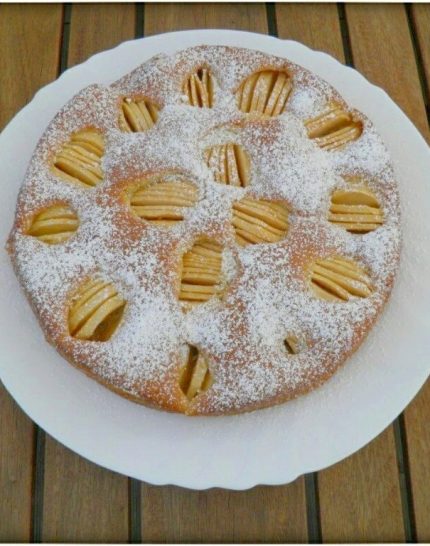 Versunkener Apfelkuchen mit Zimt aus dem Thermomix (wieder mal ruck zuck)