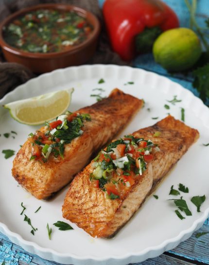 lachs-heissluftfritteuse-sauce-chien-airfryer